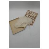 Vtg. Feather Fan
