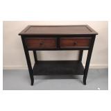 2-Drawer Wooden Wall Table