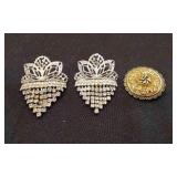 3 Brooches