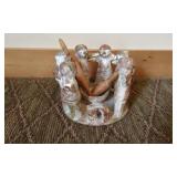 "Circle Of Friends" Terracota Candle Holder