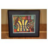 "Grandmas Couch" Off Set Lithograph In Color