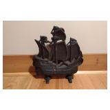 Cast Iron Pirate Ship Door Stop