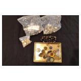 Bag Of Buttons & Pins