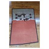 "Bunny In Bed" Illusion Crib Quilt