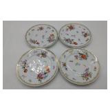 4 PSL Impire Floral Plates