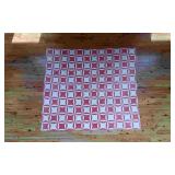 Geometeric Two, Color Handmade Quilt