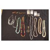 Shell & Beaded Costume Jewlery