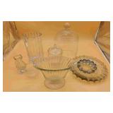 Various Clear Glass Pieces