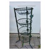 Dark Green Plant Holder Stand