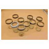 Box Of Clear Jars & Lids