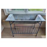 Galvanized Metal Double Wash Tub