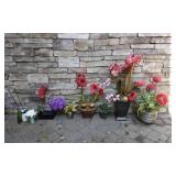 Lot Of Artificial Flowers