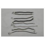 Various Pewter Bracelets
