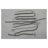 Various Pewter Braclets
