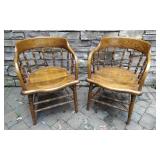 Pair Of Wooden Chairs