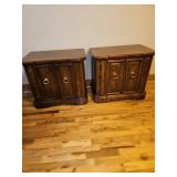 Two Wood Night Stands.