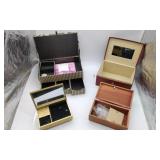 4 Various Jewerly Boxes