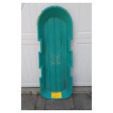 4Ft Blue Plastic Sled