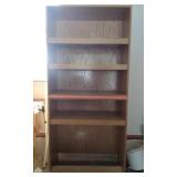 5 Shelf Wooden Book Case