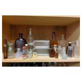 Box Of Various Glass Bottles