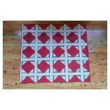 "Straight furrows" Style Hand Made Quilt