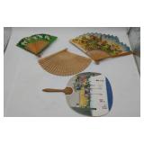 4 Various Hand Fans