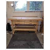 Hardwood Work Bench Table