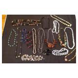Various Beaded Costume Jewlery