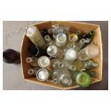 Box Of Misc Soda Bottles