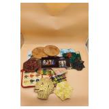 Various Pot Holders & Misc