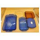 5 Glass Casserole Dishes