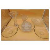 Box Of Clear Glass Dishware
