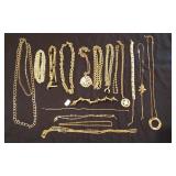 Various Gold Plated Necklaces