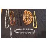 Various Large Beaded Necklaces