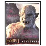 Autographed Photo "Azog The Defiler" The Hobbit