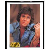 1974 Land of The Lost Autographed Photo Wesley Eur