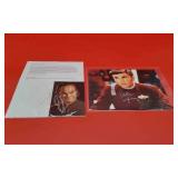 2 Autographed Photos and letter, Star Trek