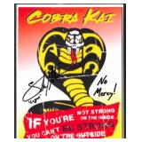 Autographed Flyer "Loga" Cobra Kai