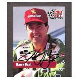 Signed Harry Grant, 1991 Pro Set Racing Card