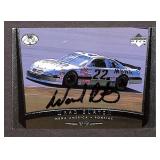 Autographed Ward Burton MBNA Trading Card