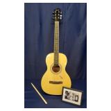 Nirvana, Autographed Guitar, Drum Stick & Photo