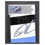 Brian Vickers Signed 2012 Race Used Sheetmetal
