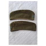 2 World War II German Side Caps