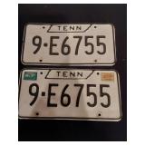 2 1975 Sullivan County Commercial Tags