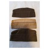 3 WW2 Era Side Caps