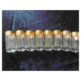 8 MCM Culver 22K Gold Rim Glasses