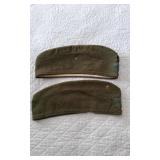2 World War II German Side Caps