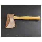 Hatchet Stamped Made in Austria W/Leather Sheath