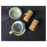 Stoneware Bowls & Cups
