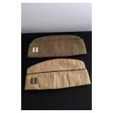 2 WW2 Officers Garrison Caps